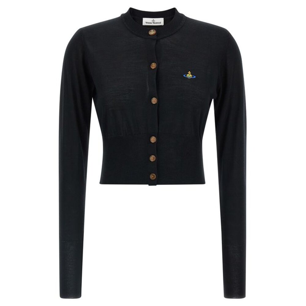 Vivienne Westwood Black Wool Women's Cardigan